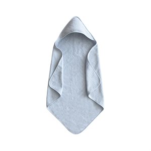 Mushie Hooded Towel - Baby Blue